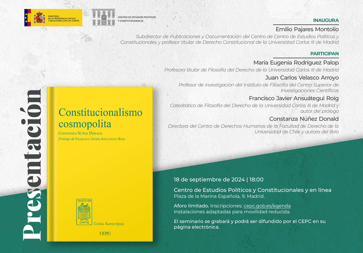 Presentación del libro "Constitucionalismo cosmopolita"