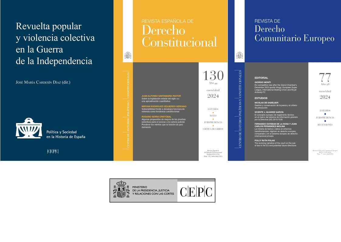  Novedades editoriales del CEPC