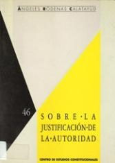 Sobre la justificación de la autoridad