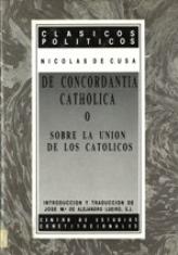 De concordantia Catholica o sobre la unión de los católicos