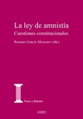 La ley de amnistía. Cuestiones constitucionales