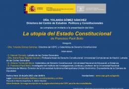 Presentación del libro "La utopía del Estado Constitucional" de Francisco Paoli Bolio