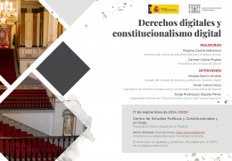 Seminario "Derechos digitales y constitucionalismo digital"